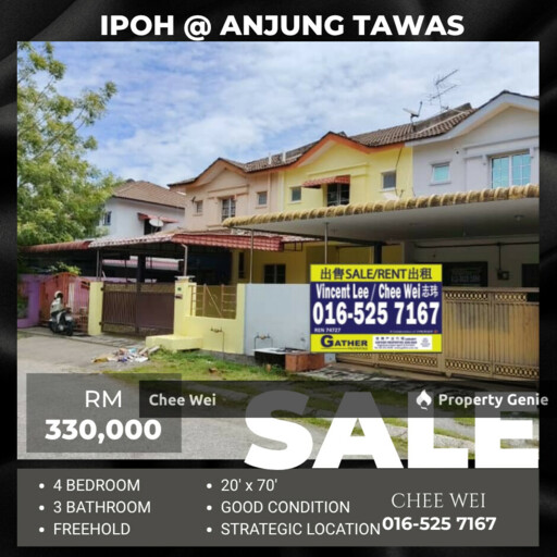 🍀Anjung Tawas Sinaran Double Storey House For Sales🍀
