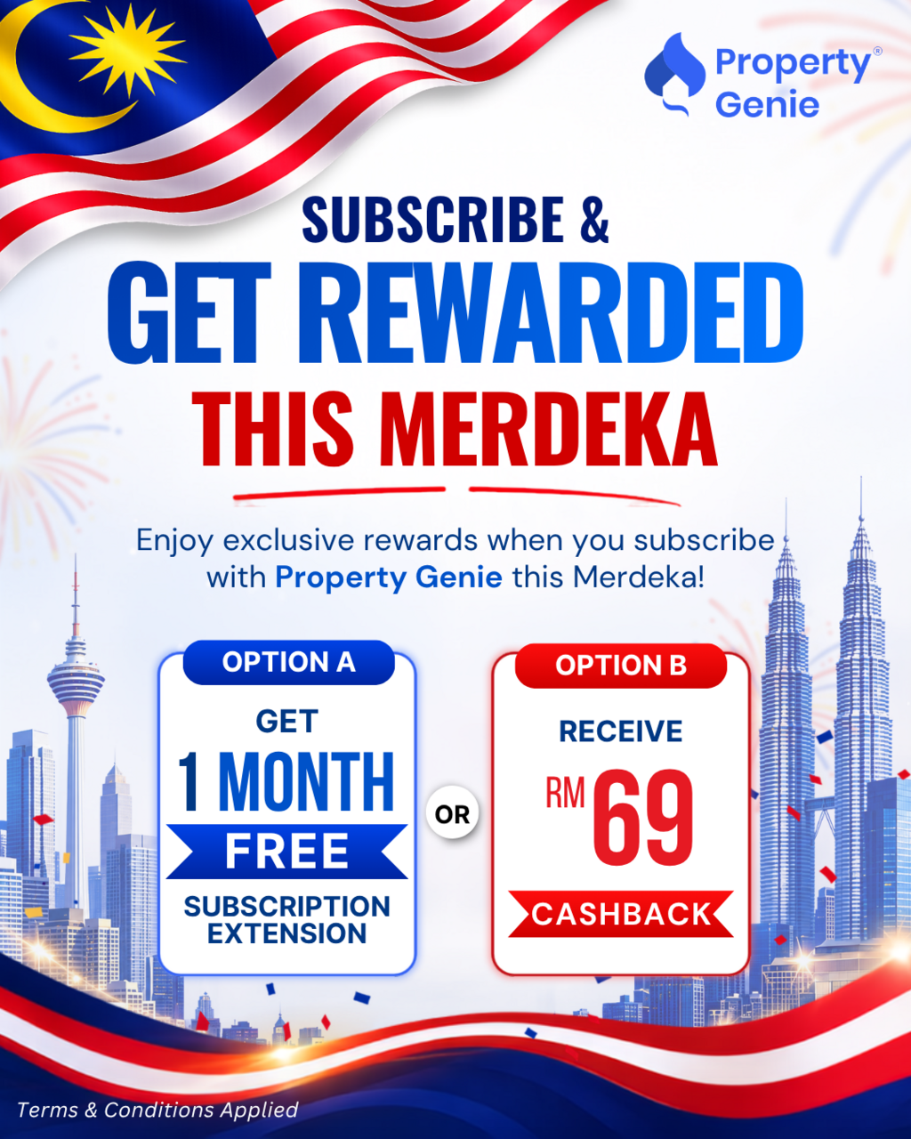 Subscribe & Get Rewarded: Start Your PropertyGenie Journey with a Bonus