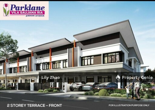 2 Storey Terrace House 999 Yrs, New Project / Rumah Baru for Sale, Parklane Villa Saujana Ria, Benoni, Papar, Sabah