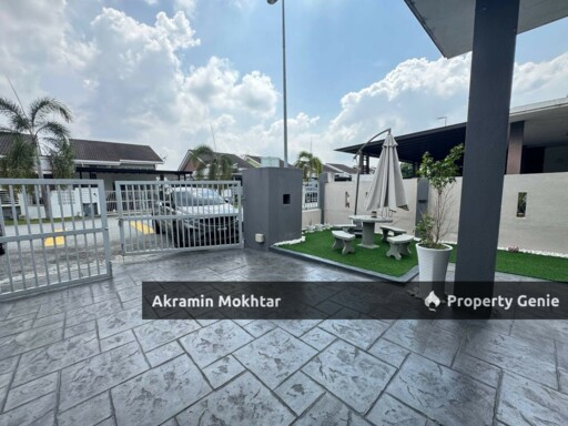 RENOVATED & PARTIALLY FURNISHED | Single Storey Semi-detached @ Taman Bentara, Telok Panglima Garang