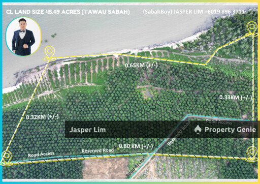 Waterfront CL 45.49 Acre Land Tawau Semporna