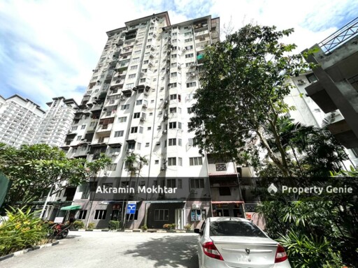 Freehold, Corner Unit, Fully Renovated, Partially Furnished & 1 Parking | Duplex Sri Suajaya Condominium, Sentul