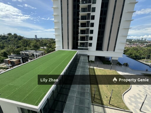 Jesselton Twin Towers B 13th Floor, High End Condo for Rent, 2Bed 2Bath, 832 sf, Near QE2, Jalan Lintas, Kota Kinabalu City