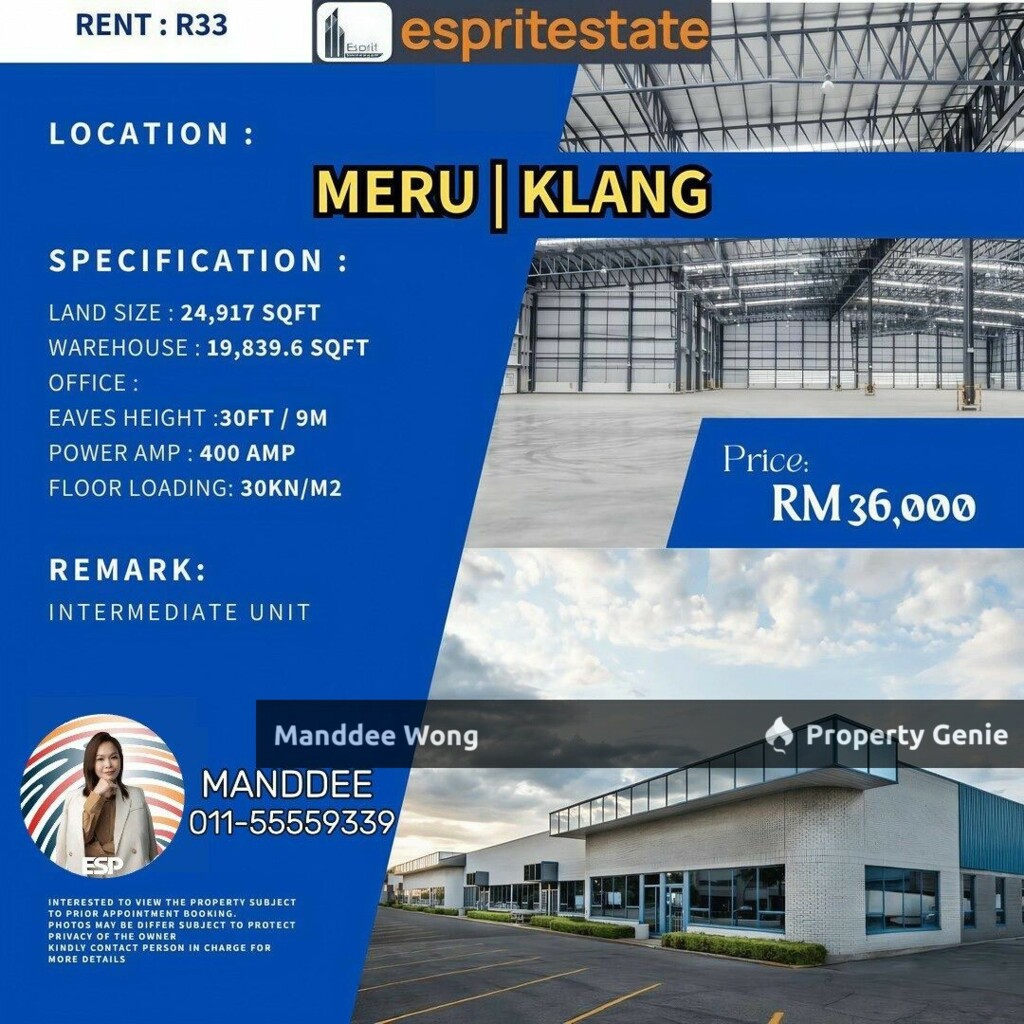 WTR/Kapar/19,839 SQFT/36,000