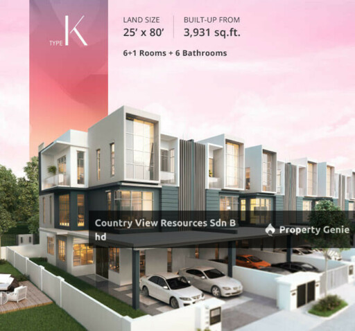 Autumn Breeze 3 Storey Superlink XL House, Taman Nusa Sentral