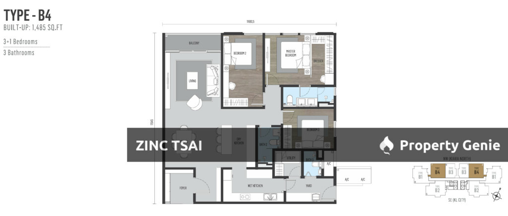 ALIX Residences @ Residensi Dutamas🔥Save RM 105,000🔥7 mins drive to KTM Segambut🔥5 mins drive to Publika Shopping Gallery