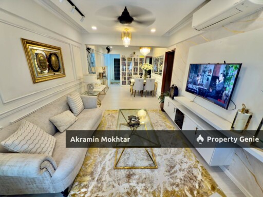 Fully Renovated, Fully Furnished, Corner Unit & 1 Parking | Danau Idaman Condominium, Taman Desa Kuala Lumpur