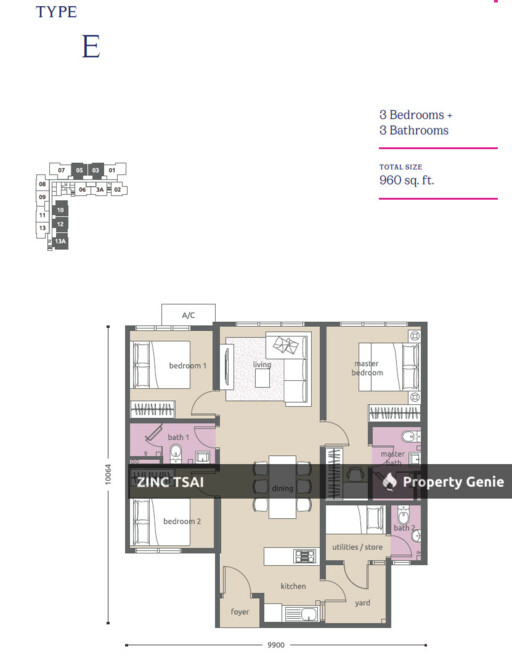 Bliz @ Meta City {Save RM 176,000} 9 mins drive to MRT Serdang Jaya_6 mins drive to IOI City Mall