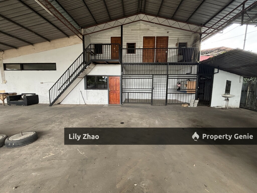 Industrial Workshop for Rent, Fenced Land 8,000 sf with office & worker Quarters, Kepayan near Airport Kota Kinabalu, Sabah