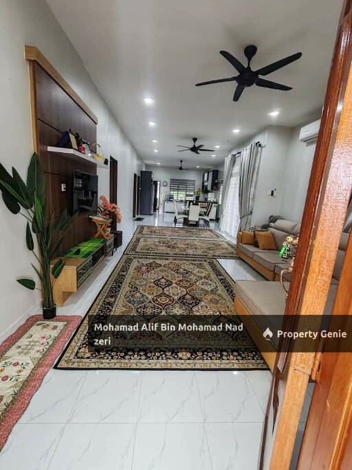 Rumah Banglo Atas Tanah 1 Relong + Ladang Ternakan | Fully Furnished