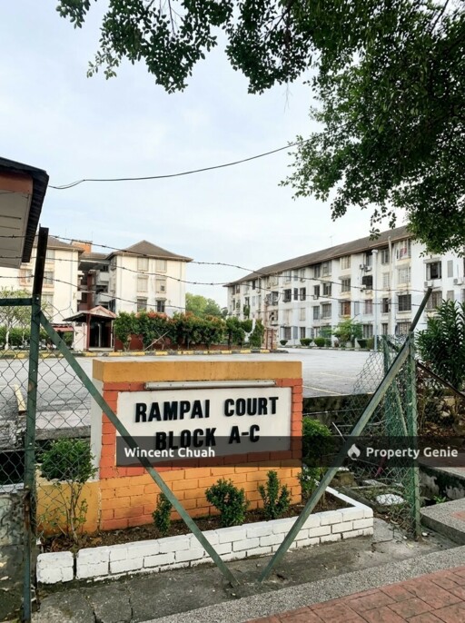 Rampai Court Wangsa Maju Apartment For Sale | Freehold 2 Bed RM249k