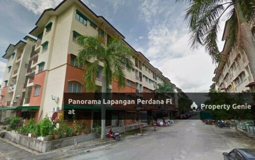 Panorama Lapangan Perdana Flat