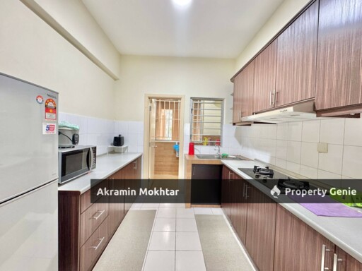 Freehold, Partially Furnished & 1 Parking | Seri Maya Condominium, Jalan Jelatek, Setiawangsa