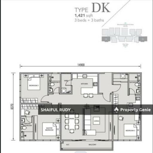 For Sale Dual Key Unit Eco Sky Residence Jalan Kuching Kuala Lumpur