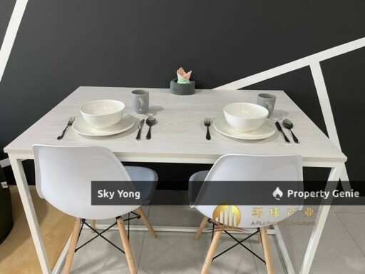 Meritus Residence Studio Unit Fully Renovation with Furniture Free Basic Utilities For Rent