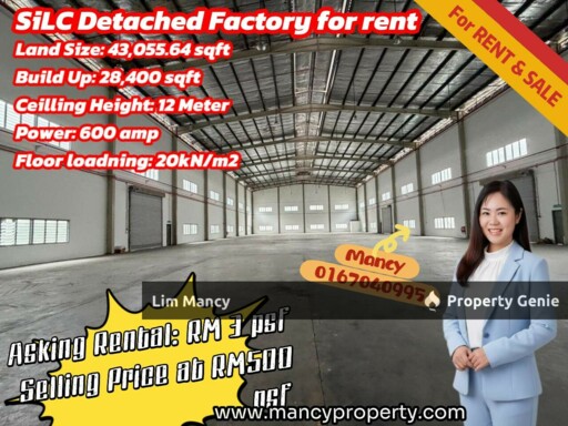 SILC Gelang Patah Medium Industrial Detached Factory