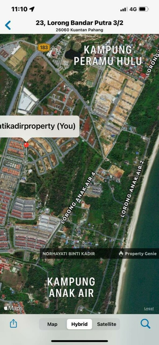 (HOT AREA) LOT BANGLO BANDAR PUTRA @ KUANTAN (ANAK AIR)