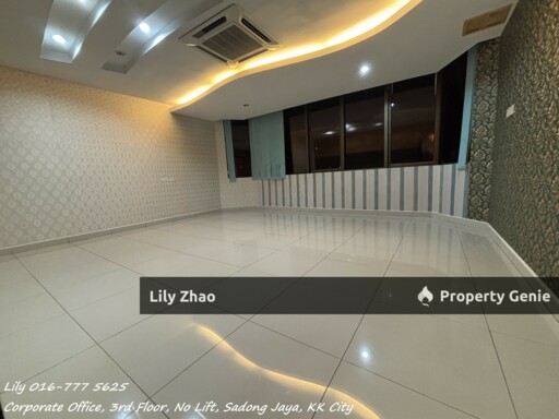 Premium Corporate Office, Move-in Ready, Renovated, Partially Furnished, 3rd Floor, Prestigious Business Address📍Sadong Jaya, Kota Kinabalu City Centre, Sabah