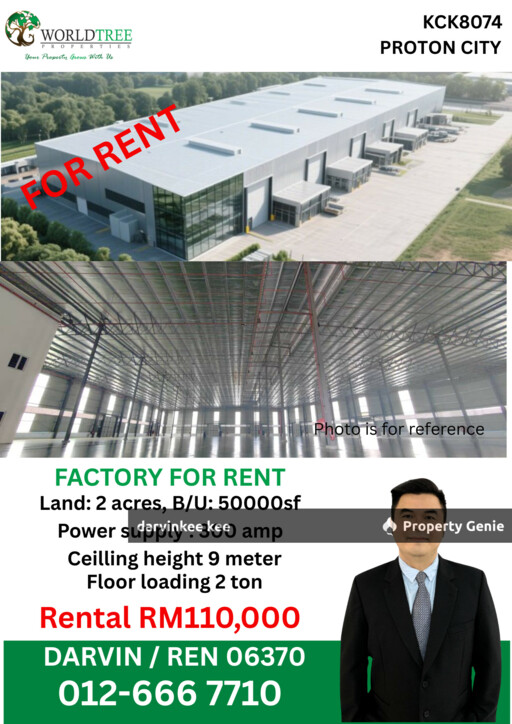 PROTON CITY FACTORY FOR RENT