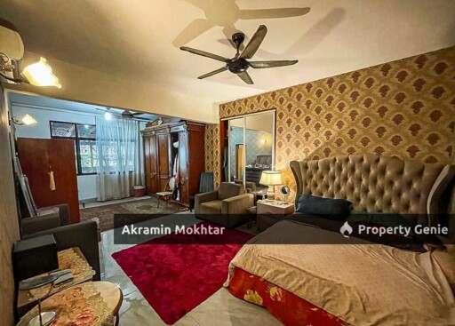 Freehold, CornerLot, Renovated & Partially Furnished | 2-Storey Bungalow Kampung Datuk Keramat KL.