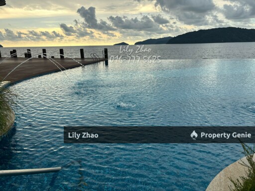 Coral Bay Resort Condo for Rent, Sea View, 1,783 sq ft Fully Furnished, Brand New, Kota Kinabalu City Centre