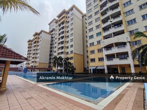 Freehold, Level 1, Fully Renovated & 1 Parking | Damansara Sutera Apartment, KIP Kepong