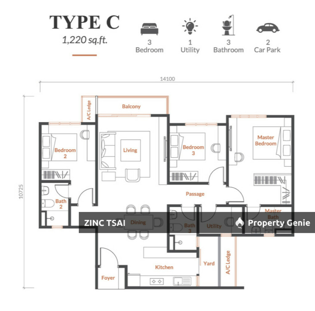 99 Residence🔥Save RM 120,000🔥8 mins drive to KTM Batu Kentonmen🔥10 mins drive to AEON Mall Metro Prima