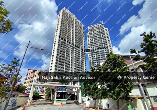 Past Auction Price: RM700,000 (Apr 2026) Reduced By: -34% (RM240,700) Built Up Unit No. 1A-06-02, Iconic Skies, Halaman Relau, 11900 Bayan Lepas, Penang