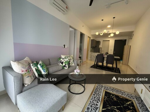 Fully Furnished Include WiFi & Parking Lot / 2Rooms Unit for Rent / Nearby MRT & LRT Station