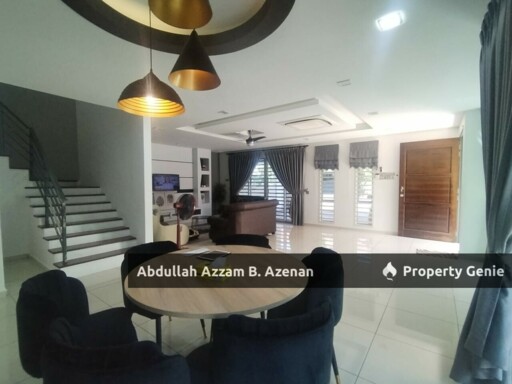 DOUBLE STORY CORNER LOT ! FULLY FURNISHED