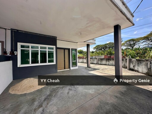 Menglembu Ipoh Single Storey Corner House For Sale Brand New Never Occupied Facing North