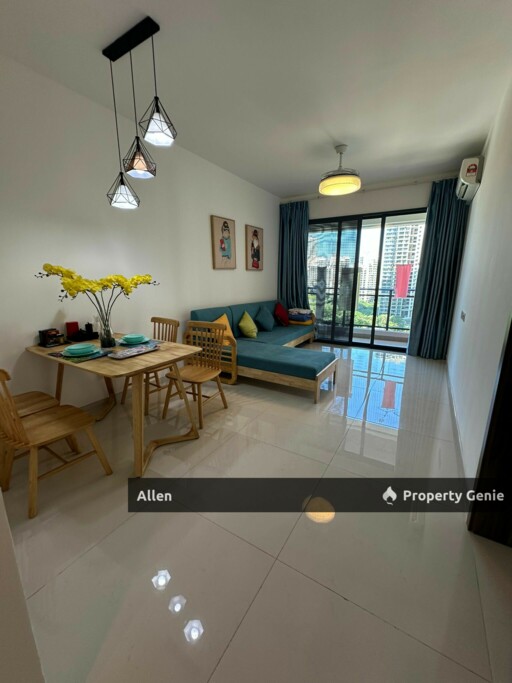 Forest City Living: Fully Furnished Apartment with Balcony for Rent