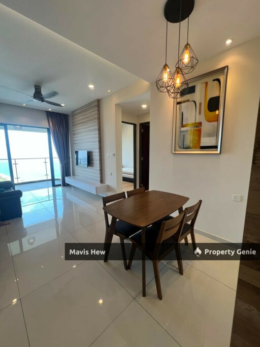 For Rent, Kingsbay @Country Garden Danga Bay, Fully Furnished, Seaview