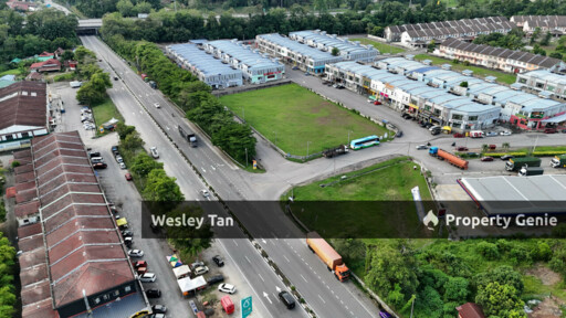 Corner Land 50,000sqft AMJ Road Side Ready Parking Road Access in Simpang Ampat Alor Gajah