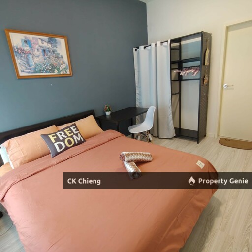 MetaCity Rent, Fully Furnished 3 Rooms, Near MRT Putra Permai Seri Kembangan