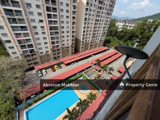 Renovated & 1 Covered Parking | Lakeview Apartment, Taman Jasa Perwira, Batu Caves