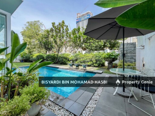 Fully Renovated With Swimming pool 3 Storey Corner Lot Semi D @ Changkat Kiara Bayu, Dutamas, Mont Kiara Kuala Lumpur .