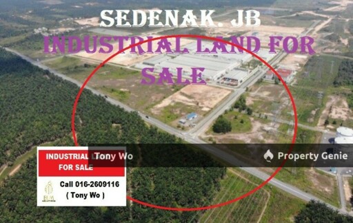 Sedenak  Industrial Land For Sale .