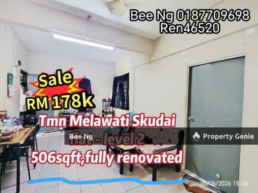 Taman Melawati / Skudai /Flat