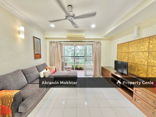 Freehold, Partially Furnished & 1 Parking | Seri Maya Condominium, Jalan Jelatek, Setiawangsa