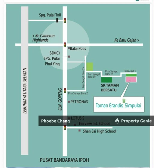 XL SIZE F&G SINGLE STOREY TERRACE HOUSE FOR SALE @SIMPANG PULAI, IPOH