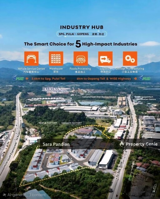 1.5 Terrace & SemiD Factory for Sale at Gopeng