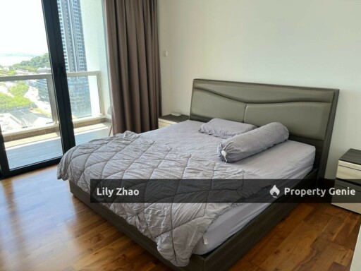 Jesselton Residence Condo for Rent Sea View 3Bed 3Bath, Cozy Fully Furnished, near Suria Mall Kota Kinabalu City Centre