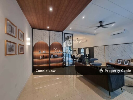 Fully Furnished Showhouse Guarded New Double Storey Terrace House in Ipoh Tasek
