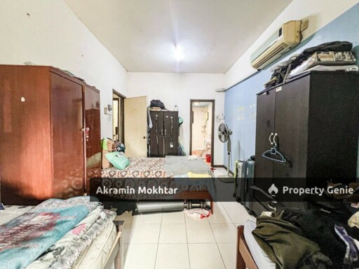 FREEHOLD, CORNER UNIT, FULLY FURNISHED & 1 PARKING | Pangsapuri Puri Aiyu Seksyen 22 Shah Alam