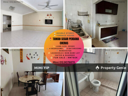 🏡 Taman Segar Perdana Cheras – 2 Storey Terrace House for Sale🏡