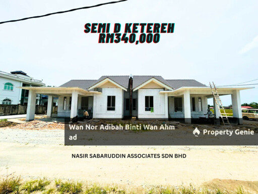 SEMI D LUAS SERUPO BANGLO KG PADANG LACHANG KETEREH KELANTAN