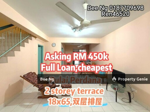 Taman Sri Pulai Perdana / Full Loan / Double Storey Terrace 18x65