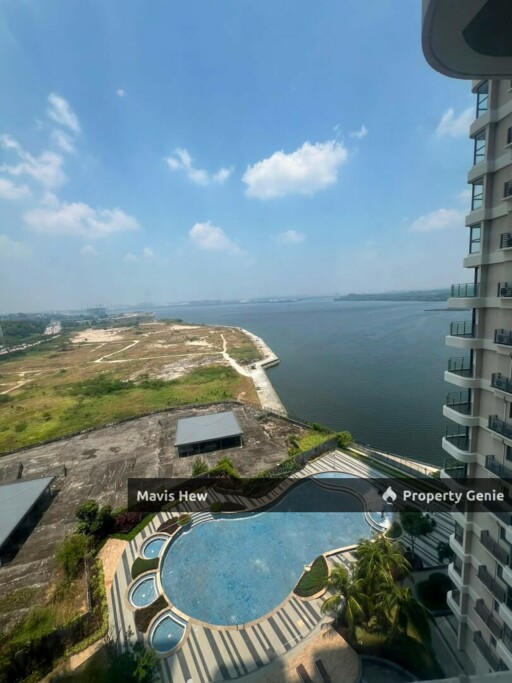For Rent, Kingsbay @Country Garden Danga Bay, Fully Furnished, Seaview