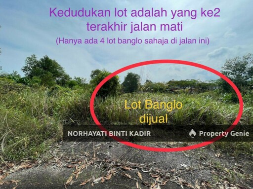 (HOT AREA) LOT BANGLO BANDAR PUTRA, KUANTAN (ANAK AIR)